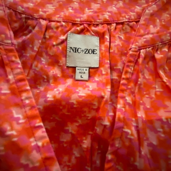 Nic & Zoe Spotty Stripes Maxi Sleeveless Cotton Print Dress New Large - Picture 3 of 14